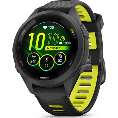 SMARTWATCH GARMIN FORERUNNER 265S NEGRO AMARILLO GPS-DI120 SMARTWATCH GARMIN FORERUNNER 265S NEGRO AMARILLO GPS