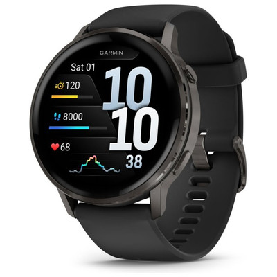 SMARTWATCH GARMIN VENU 4 45 MM BISEL NEGRO-DI128 SMARTWATCH GARMIN VENU 4 45 MM BISEL NEGRO