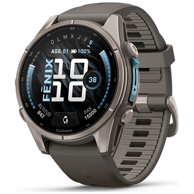 SMARTWATCH GAMIN FENIX 9 43MM AMOLED GREY BAND-DI250 SMARTWATCH GAMIN FENIX 9 43MM AMOLED GREY BAND