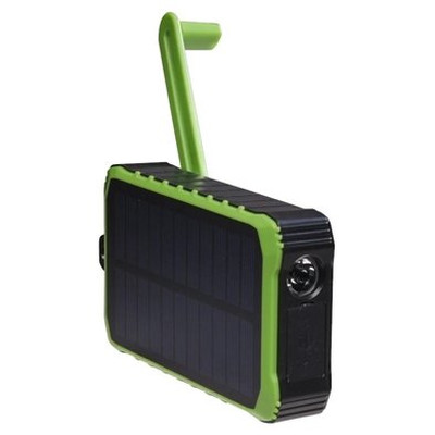 POWEBANK DENVER SOLAR DE 10000MAH CON MANIVELA MANUAL-DI4 POWEBANK DENVER SOLAR DE 10000MAH CON MANIVELA MANUAL
