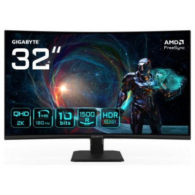 MONITOR GAMING GIGABYTE GS32QCA 31.5" 2560X1440 QHD