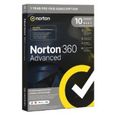 NORTON 360 ADVANCED PWM  200GB ES 1 USER 10 DEVICE 12MO GENERIC RSP MM GUM