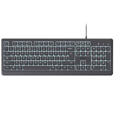TECLADO TRUST PRIMO ILLUMI BK-DU4 TECLADO TRUST PRIMO ILLUMI BK