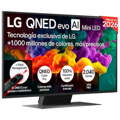 TV LG QNED EVO MINLED AI 55QNED86B6B 55" 4K UHD 144HZ SMART TV WEBOS DOLBY VISION