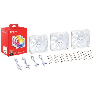 VENTILADOR CAJA XPG VENTOR 120MM BLANCO X3