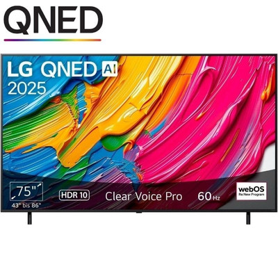 TELEVISOR LG 75QNED80A6A-DU109 TELEVISOR LG 75QNED80A6A