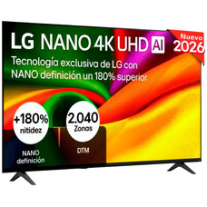 TV LG NANO 4K UHD AI 85NU8E0B3LA 85" 4K UHD 60HZ SMART TV WebOS HDR10
