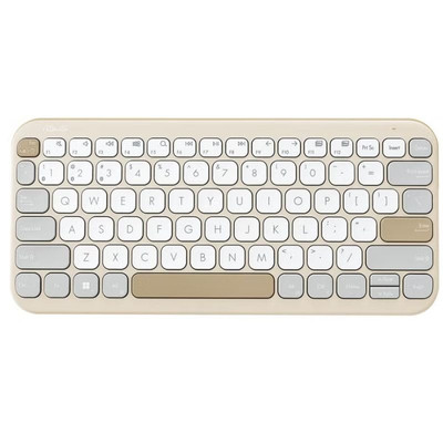 TECLADO ASUS KW100 INNALAMBRICO QWERTY BEIGE