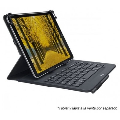 FUNDA TABLET LOGITECH CON TECLADO UNIVERSAL 9-10