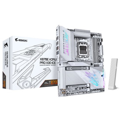 PLACA BASE GIGABYTE X870E A PRO X ICE AM5 DDR5