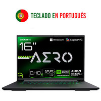 PORTATIL GIGABYTE AERO X16 2WHA3PTC65AH R9-370HX 32GB 1TB RTX5070 16" W11H-264DI PORTATIL GIGABYTE AERO X16 2WHA3PTC65AH R9-370HX 32GB 1TB RTX5070 16" W11H