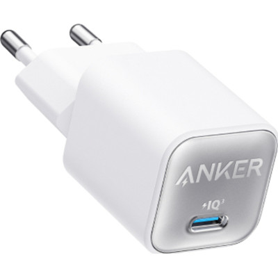 CARGADOR DE PARED ANKER ZOLO 30W 1 PUERTO USB-C BLANCO-DI4 CARGADOR DE PARED ANKER ZOLO 30W 1 PUERTO USB-C BLANCO