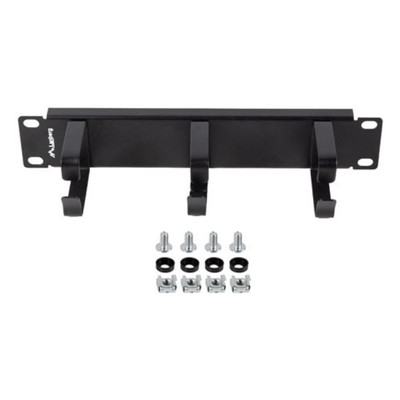 ORGANIZADOR DE CABLES LANBERG 3 ANILLAS 10" 1U TIPO B NEGRO