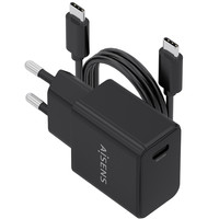CARGADOR AISENS ASCH-20W1P082-BK