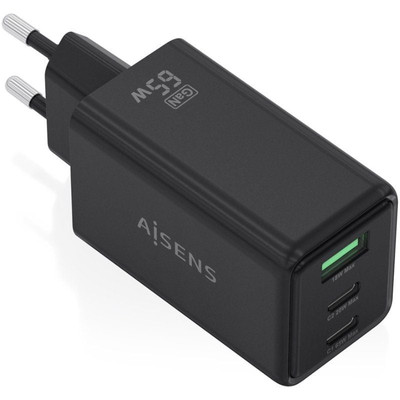 CARGADOR AISENS ASCH-65W3P073-BK-DU3 CARGADOR AISENS ASCH-65W3P073-BK