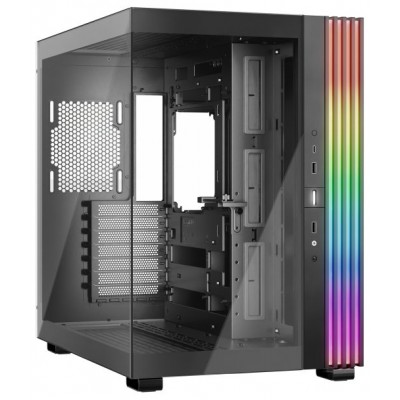 CAJA BEQUIET LIGHT BASE 600 DX ATX SIN FUENTE ARGB NEGRO