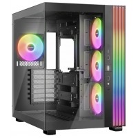 CAJA BEQUIET LIGHT BASE 600 LX ATX 4 VENTX 140MM SIN FUENTE ARGB NEGRO