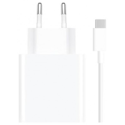CARGADOR DE PARED XIAOMI TIPO-A 67W + CABLE WHITE