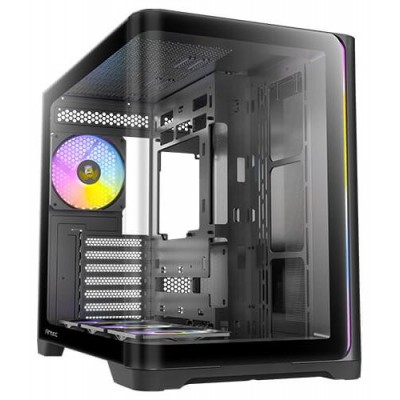 CAJA ANTEC C5 CURVE ARGB ATX NEGRO 3XVENT REV 120 MM 1X120MM 2XUSB SN FUENTE