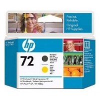 CABEZAL HP 72 NEGRO MATE Y AMARILLO