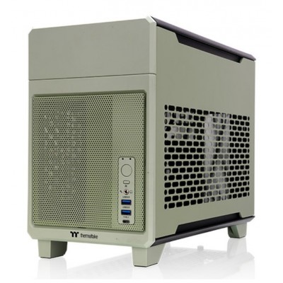 CAJA THERMALTAKE TR100 MINI-ITX VERDE MATCHA  USB 3.2 C x 1 USB 3.0 x 2 SN CPU