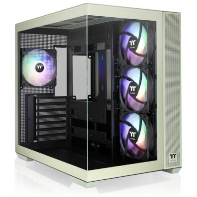 CAJA ATX THERMALTAKE VIEW 380 USB CX1 2XVENT120MM ARGB GREEN S/N FUENTE
