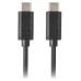 CABLE 2.0 LANBERG USB C MACHO/USB C MACHO 1M NEGRO