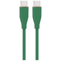 CABLE DE CARGA Y DATOS GEMBIRD (PD) TIPO-C SILICONA ALTA CALIDAD 1,5M VERDE