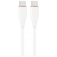 CABLE DE CARGA Y DATOS GEMBIRD (PD) TIPO-C SILICONA ALTA CALIDAD 1,5M BLANCO