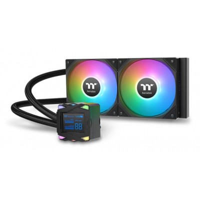 REFRIGERACION LIQUIDA CPU THERMALTAKE LA240-S ARGB 2X120MM NEGRO