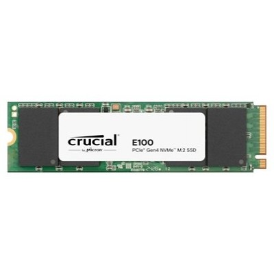 SSD CRUCIAL 2TB E100 NVME PCIE 4.0 X4-DI34 SSD CRUCIAL 2TB E100 NVME PCIE 4.0 X4