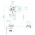 SOPORTE TOOQ DB1131TN-B