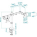 SOPORTE TOOQ DB1232TN-B
