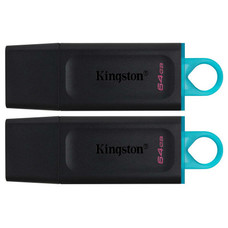 USB 3.2 DataTraveler 2x 64GB EXODIA Negro/Turquesa-DI4 USB 3.2 DataTraveler 2x 64GB EXODIA Negro/Turquesa