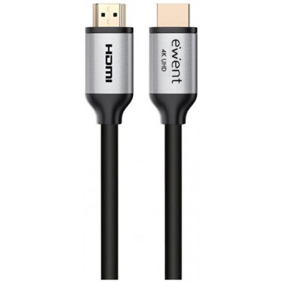 CABLE HDMI 2.0 EWENT PREMIUM HIGH SPEED CON ETHERNET NEGRO M/M 1,8M 4K 60HZ