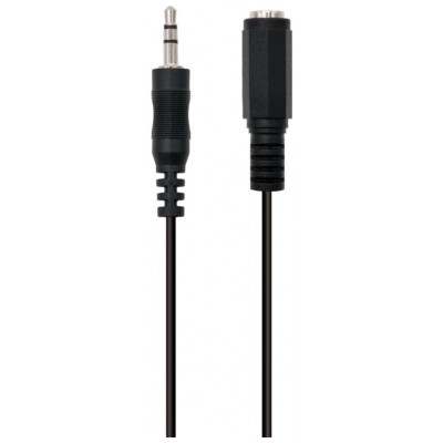 CABLE AUDIO ESTEREO EWENT JACK 3,5mm MACHO A 3,5mm HEMBRA 3m