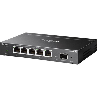 SWITCH OMADA TP-LINK ES206X-M2 5 PORT 2,5G 1 10GBE SFP+-DI18 SWITCH OMADA TP-LINK ES206X-M2 5 PORT 2,5G 1 10GBE SFP+