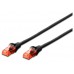 CABLE RED EWENT CAT6 U/UTP 3M NEGRO