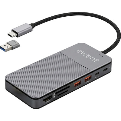 HUB EWENT EW1156 USB-C 8EN1 + CARCASA SSD M.2 NVMe 10GBPS-DI7 HUB EWENT EW1156 USB-C 8EN1 + CARCASA SSD M.2 NVMe 10GBPS