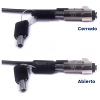 CABLE SEGURIDAD EWENT NANO CON LLAVES