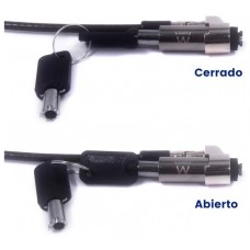 CABLE SEGURIDAD EWENT NANO CON LLAVES