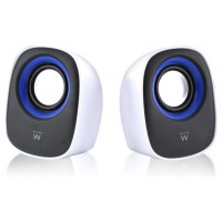 ALTAVOCES EWENT EW3513 2.0 5W RMS USB BLANCO/NEGRO