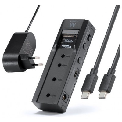 EWENT CLONADOR DUAL BAY HDD/NVME M2 SSD CLONE CON 2.5" AND 3.5" SATA