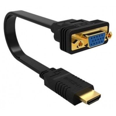 CABLE CONVERTIDOR EWENT HDMI MACHO - VGA HEMBRA 0,20 METROS