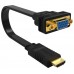 CABLE CONVERTIDOR EWENT HDMI MACHO - VGA HEMBRA 0,20 METROS