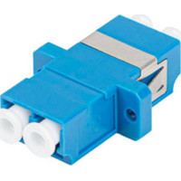 ADAPTADOR FIBRA OPTICA LANBERG LC/UPC MONOMODO DUPLEX AZUL