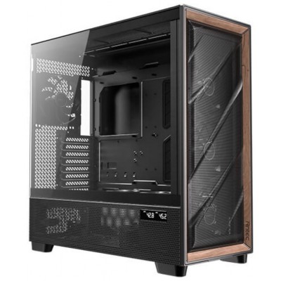 CAJA ANTEC FLUX PRO_EUV WOOD ATX 2XUSB3.0 SIN FUENTE NEGRO