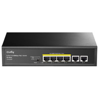 SWITCH CUDY 6-PORT 10/100M POE+ SWITCH 60W-4DI SWITCH CUDY 6-PORT 10/100M POE+ SWITCH 60W