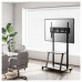 SOPORTE SUELO AISENS ECO RUEDAS BANDEJA DVD MONITOR/TV 150KG 37-100