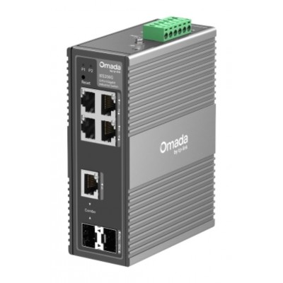 SWITCH INDUSTRIAL GIGABIT OMADA DE 6 PUERTOS EASY MANAGED IES206G-DI36 SWITCH INDUSTRIAL GIGABIT OMADA DE 6 PUERTOS EASY MANAGED IES206G